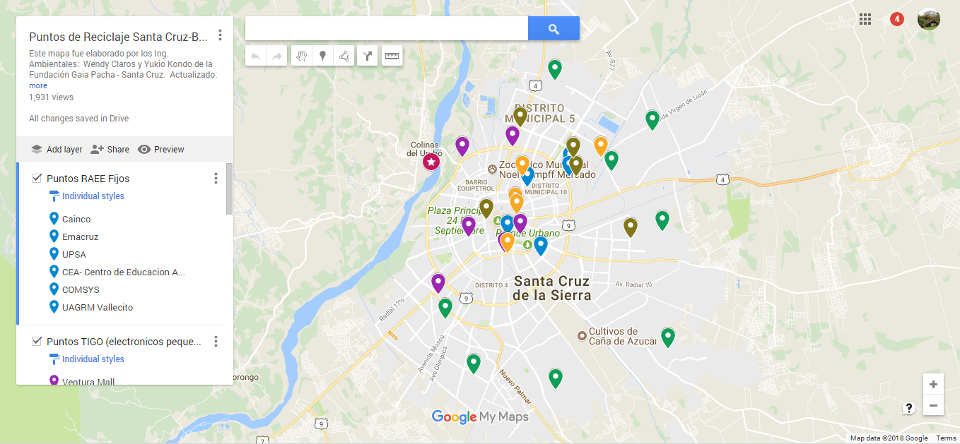 Mapa Reciclaje